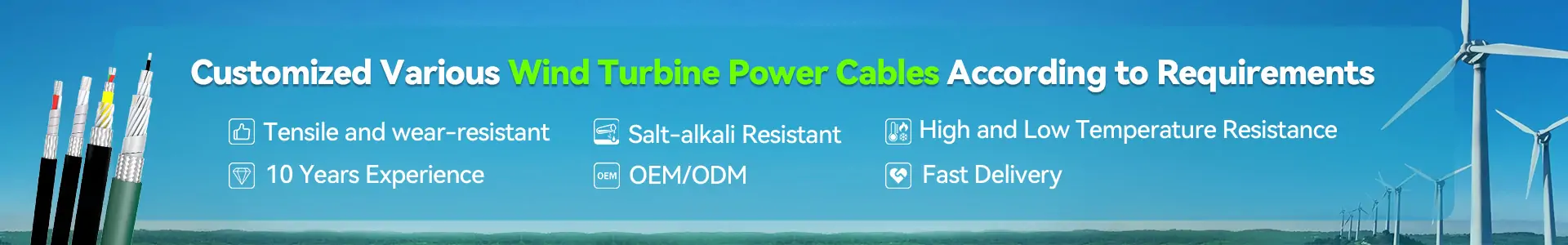 wind tuebine power cable