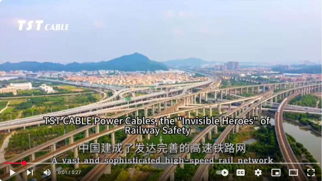 TST CABLE Power Cables, the "Invisible Heroes" of Railway Safety