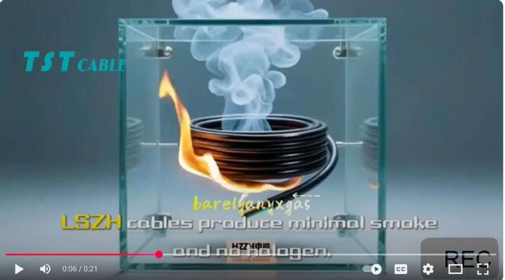 What are the advantages of TST cables low smoke zero halogen LSZH cables over traditional cables