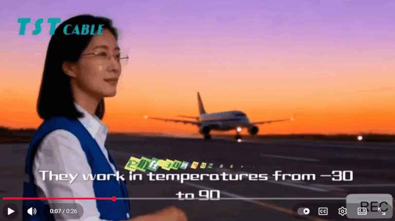 Do you know the selection criteria for military-standard airport lighting cables?